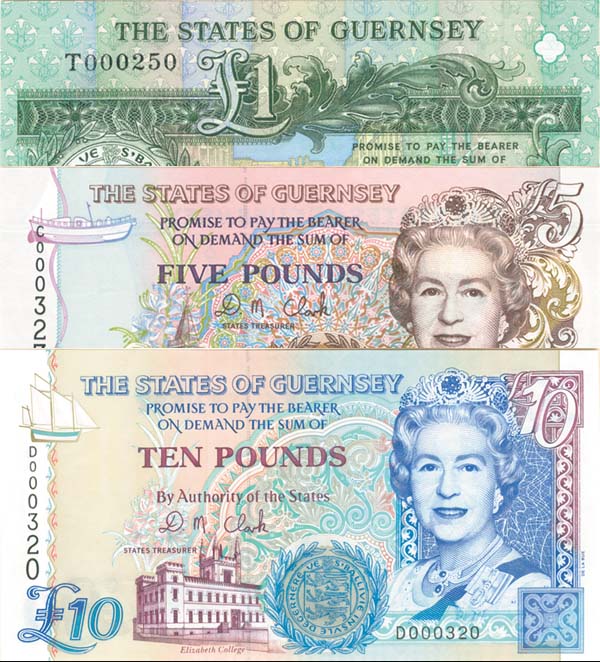 Guernsey - Foreign Paper Money